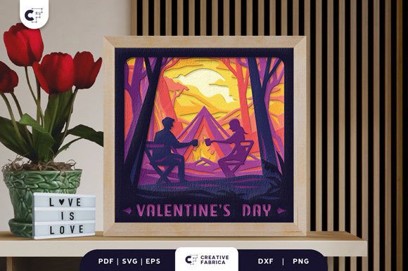 Couple Adventure 3D SVG for Holidays