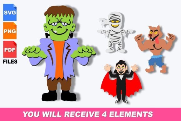 Halloween Monsters 3d Svg Review