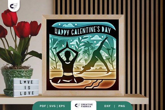Happy Galentine’s Day 3D SVG